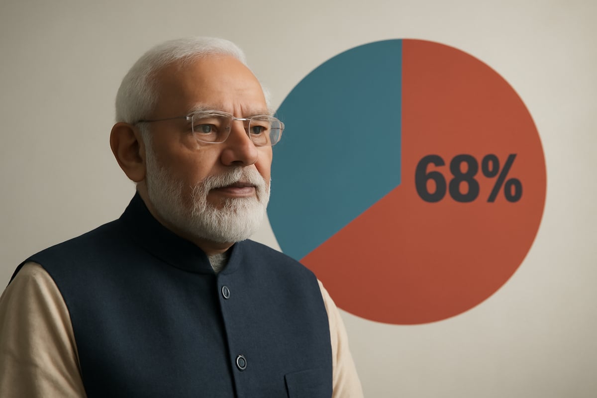 PM Modi Tops Global Popularity with 68% Approval in New Survey