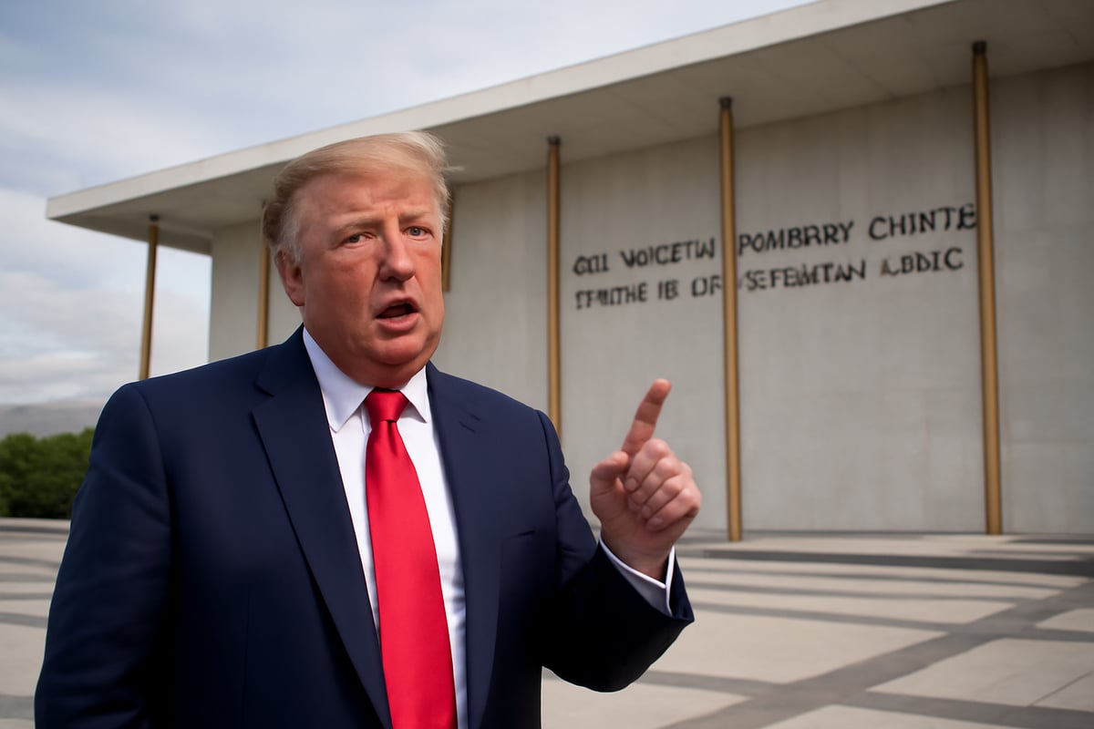 Trump Escalates Fight To Keep His Name On Kennedy Center