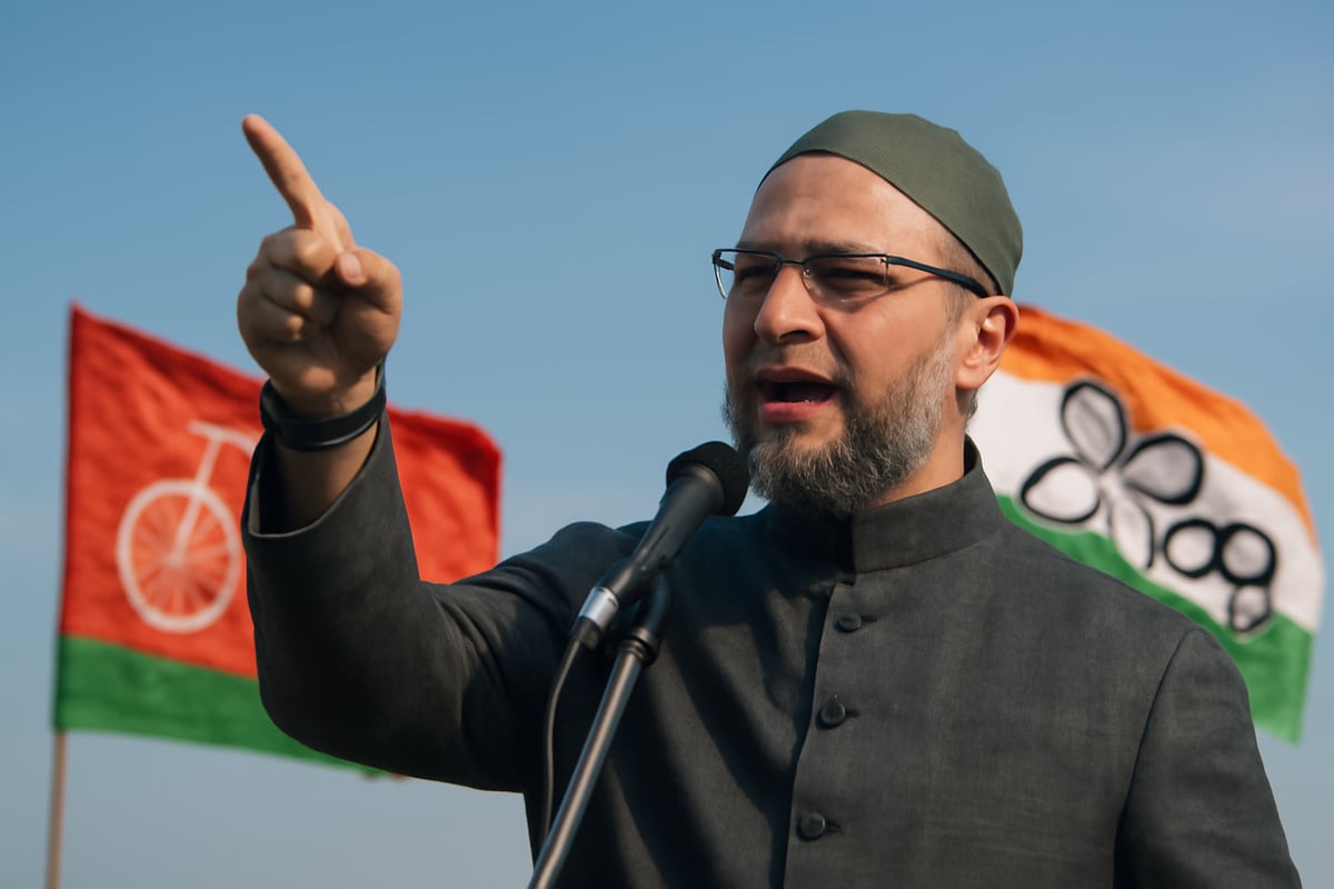 Owaisi Takes Aim At SP, TMC In Fiery AIMIM Pitch
