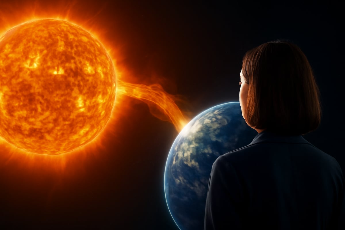 Sun-Stuff Could Give Earth a Glancing Blow Tomorrow