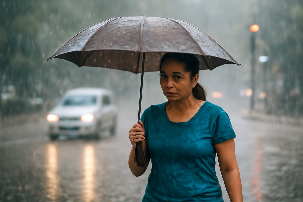 Light Rain Brings Relief to Scorching Delhi Heat