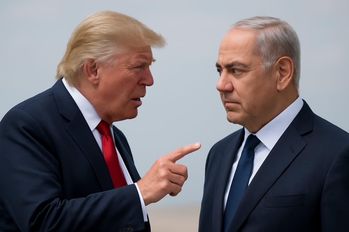 Trump Rebukes Netanyahu Over Iran Peace Deal, Demands Responsibility