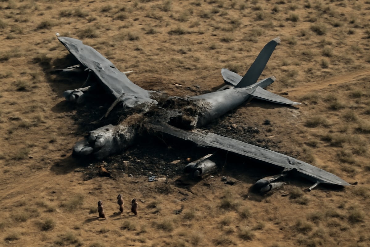 B-52 Bomber Crashes In California, Killing 8 Crew