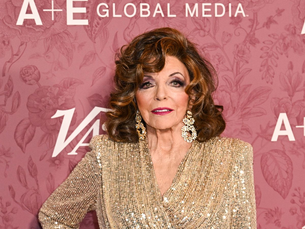 Joan Collins Opens Up About Career Struggles and Family Worries