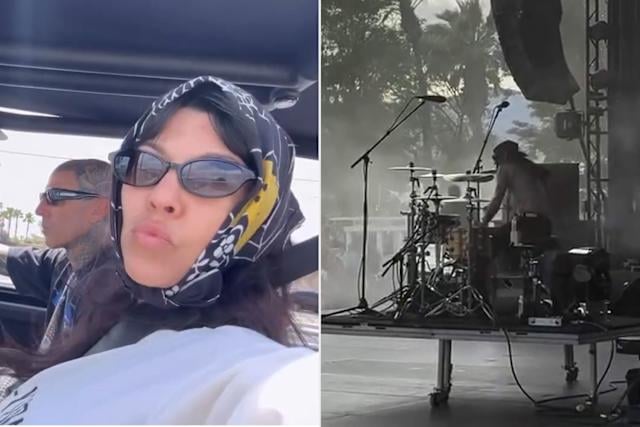 Kourtney's Coachella Trip with Travis and Son Rocky