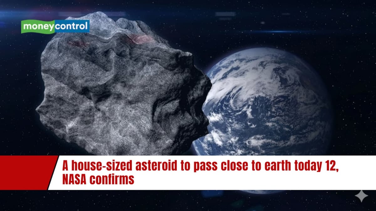 House-Sized Asteroid Passes Earth Today