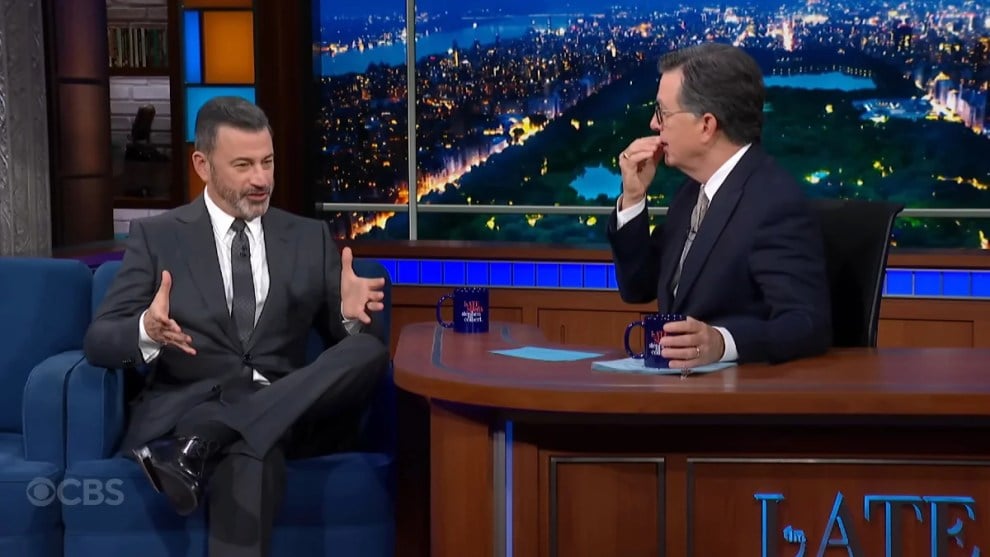 Kimmel Tells Viewers to Skip CBS After Colbert’s Final Show