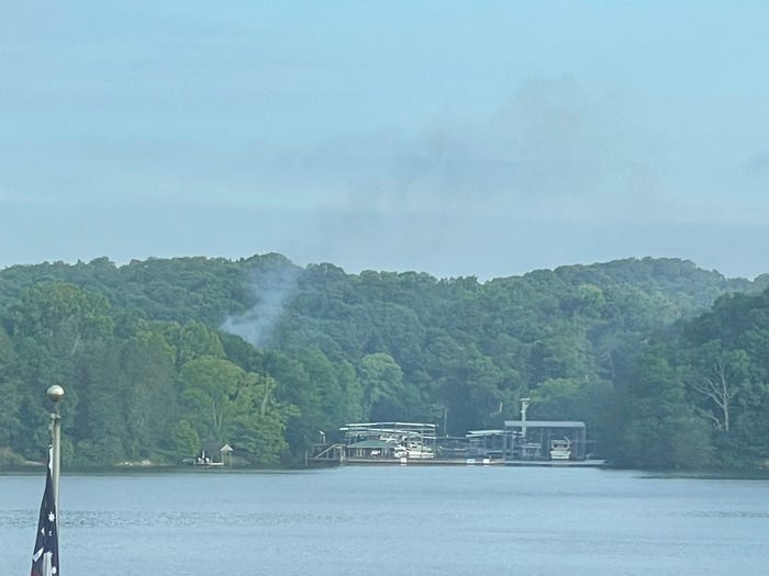 Crews Battle Fire At Cheers At Choto Waterfront Restaurant