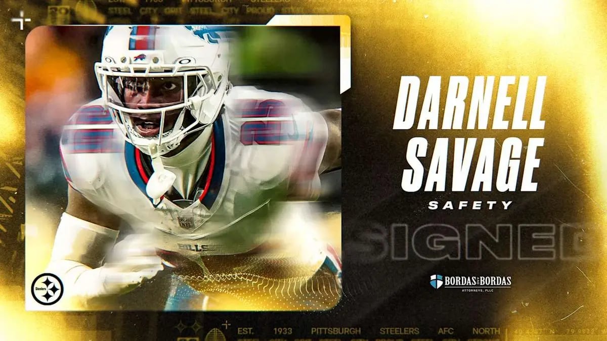 Steelers Sign Safety Darnell Savage to One-Year Deal
