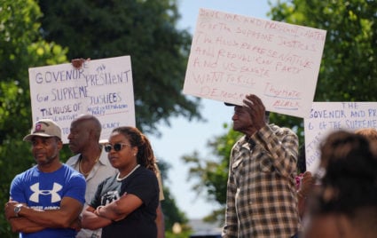Civil Rights Crowd Rallies To Defend Black Political Power