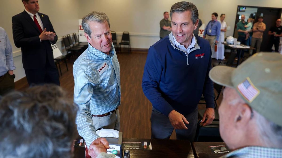Georgia GOP Nominees Face Trump Shadow in Senate and Governor Races