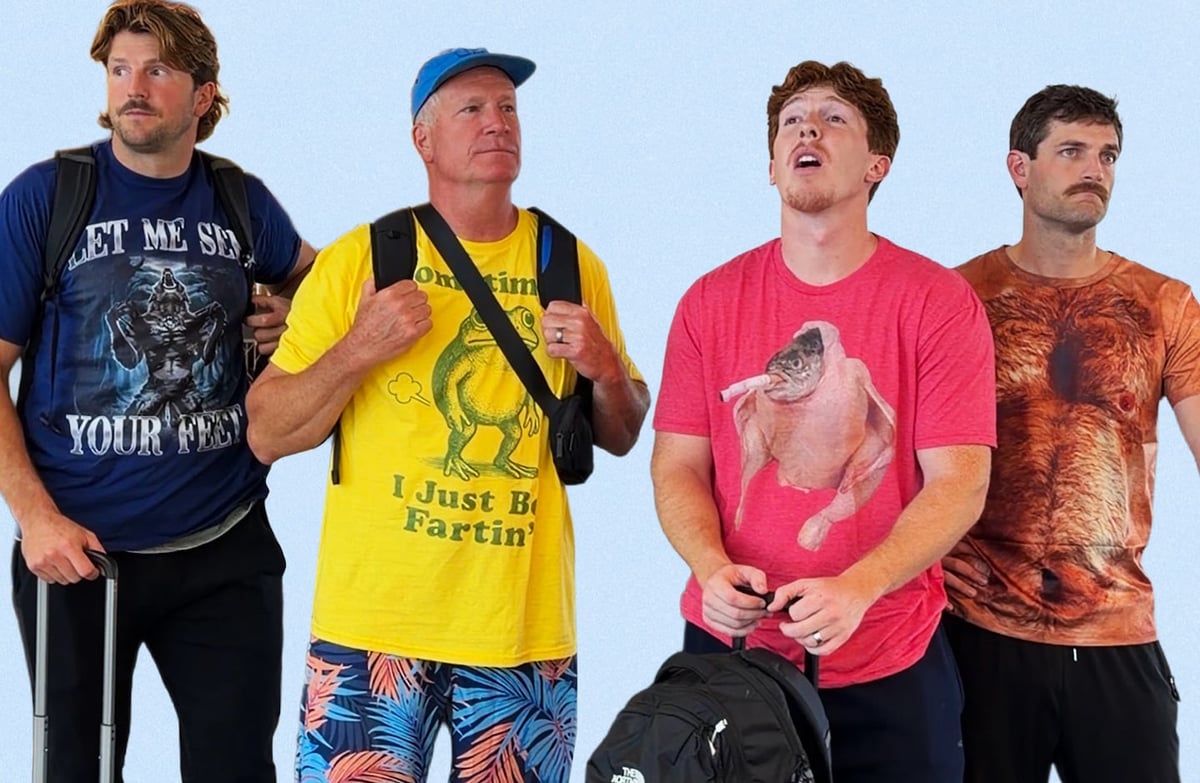 Hideous Shirts Dominate Airport Fashion
