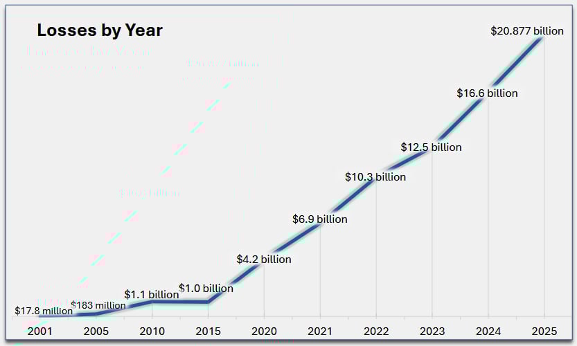 Cybercrime Losses Top $20 Billion