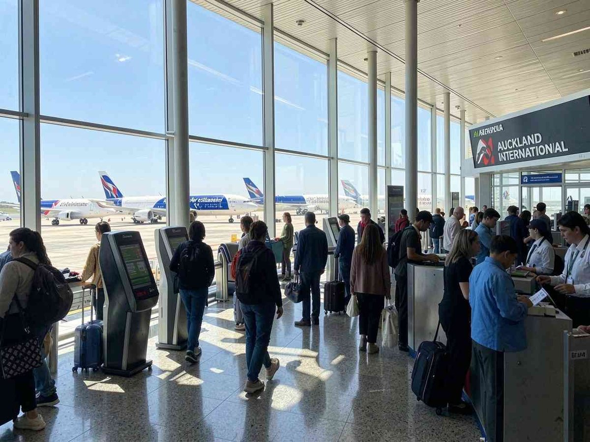 Auckland Airport Hits Tourism Peak
