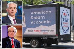 Ackman, Schwab Back Trump’s American Dream Accounts In Ad Push