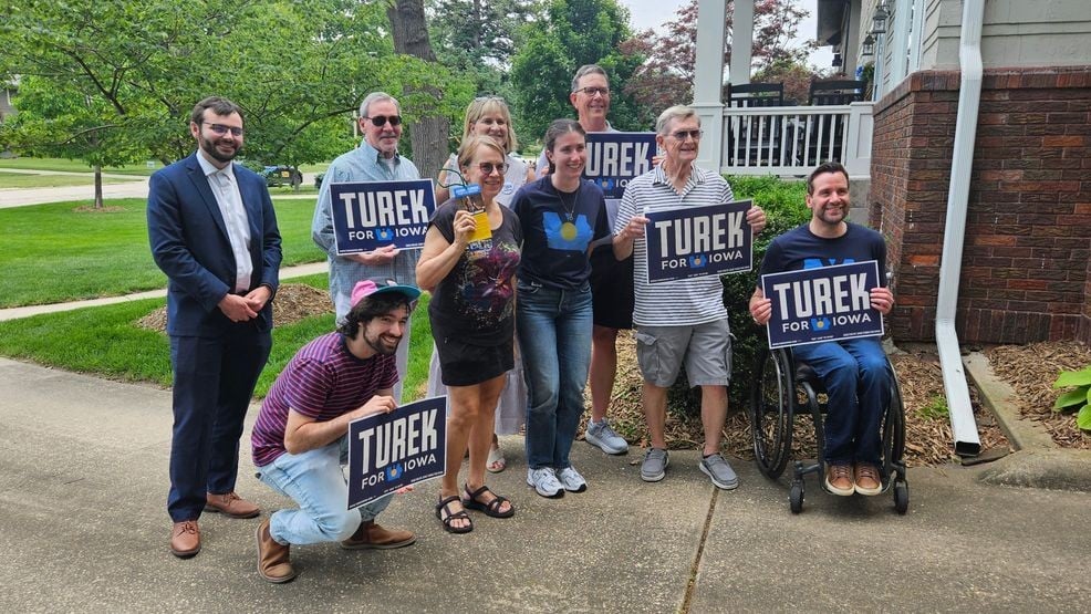 Josh Turek Campaigns In Eastern Iowa On Saturday