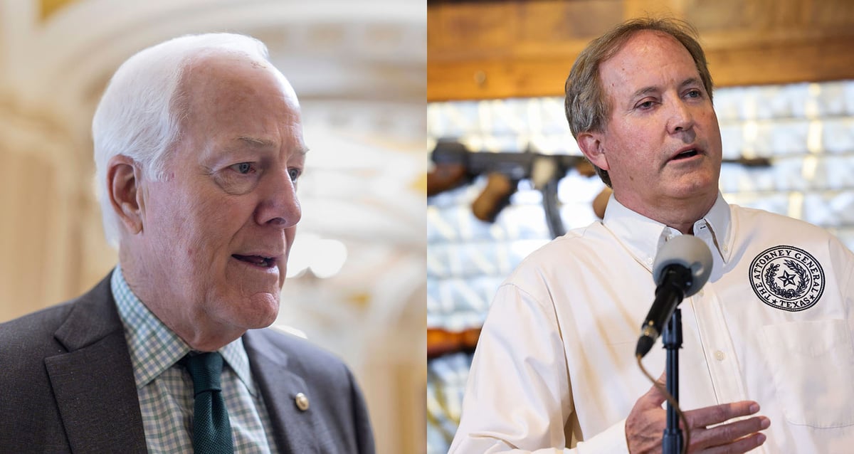 Cornyn, Paxton Hit Houston Area In Texas GOP Senate Runoff