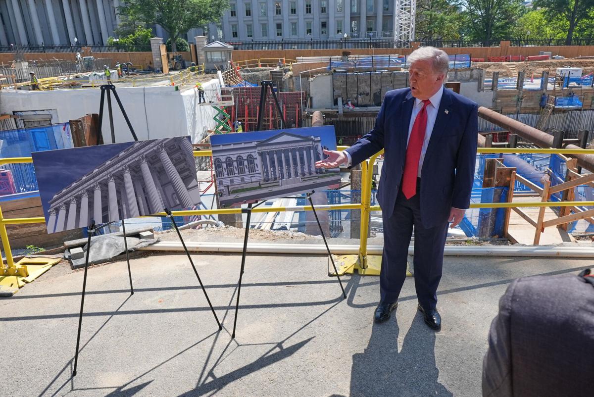 Trump Tours White House Ballroom Site as Security Funding Faces Pushback