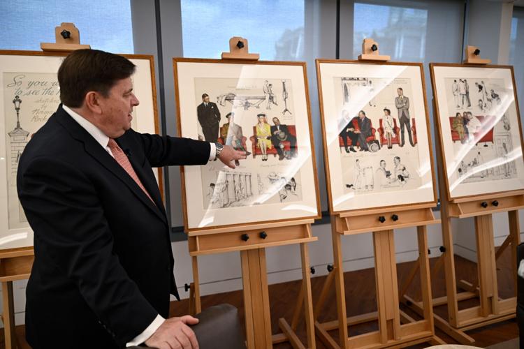 Norman Rockwell's West Wing Sketches Now on Public Display