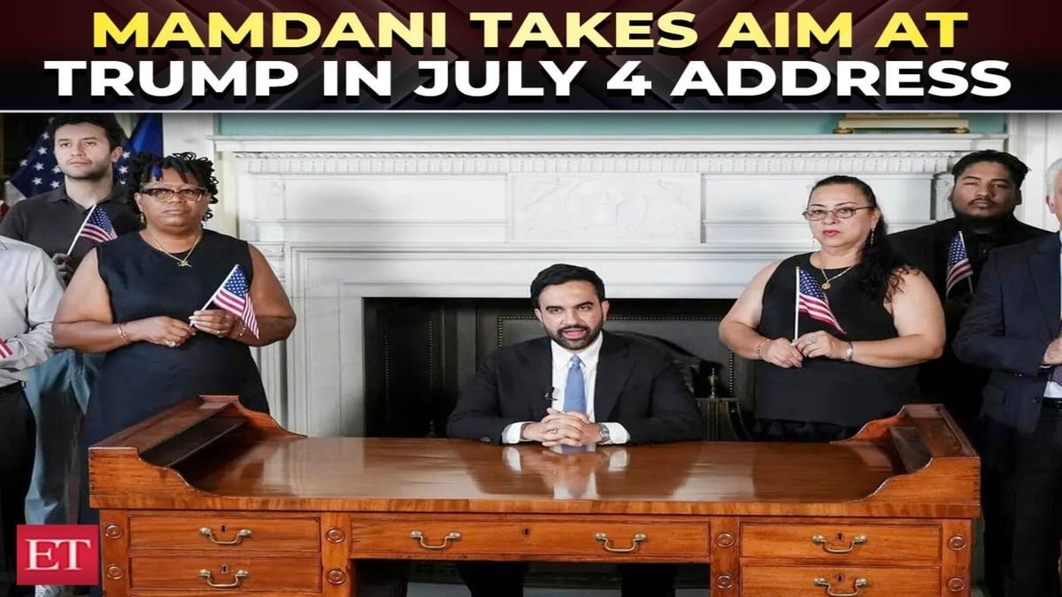 Mamdani Delivers Fiery Speech From Washington's Desk