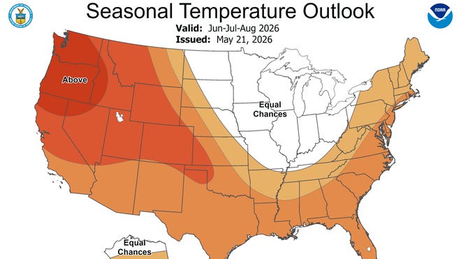 Warmer-Than-Normal Summer Forecast For Washington