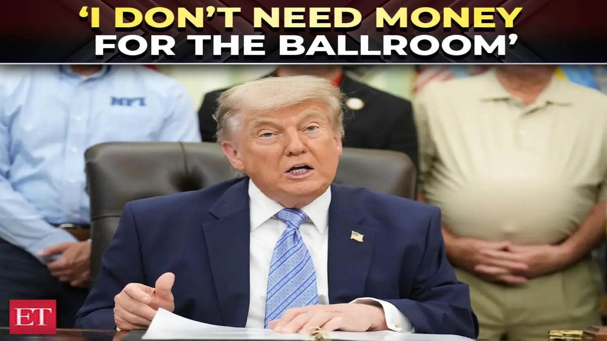Trump Says He Doesn't Need Money For Ballroom Amid Senate Questions
