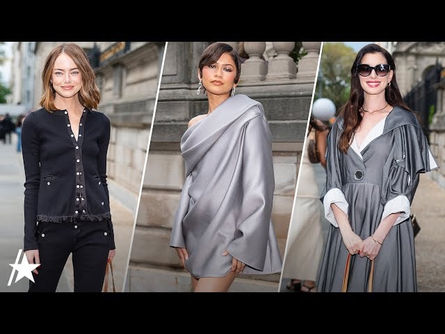 Zendaya, Anne Hathaway Slay at Louis Vuitton Show