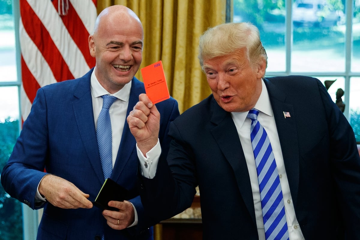 Trump's Balogun Lobbying Draws Ethics Complaint Against FIFA Chief
