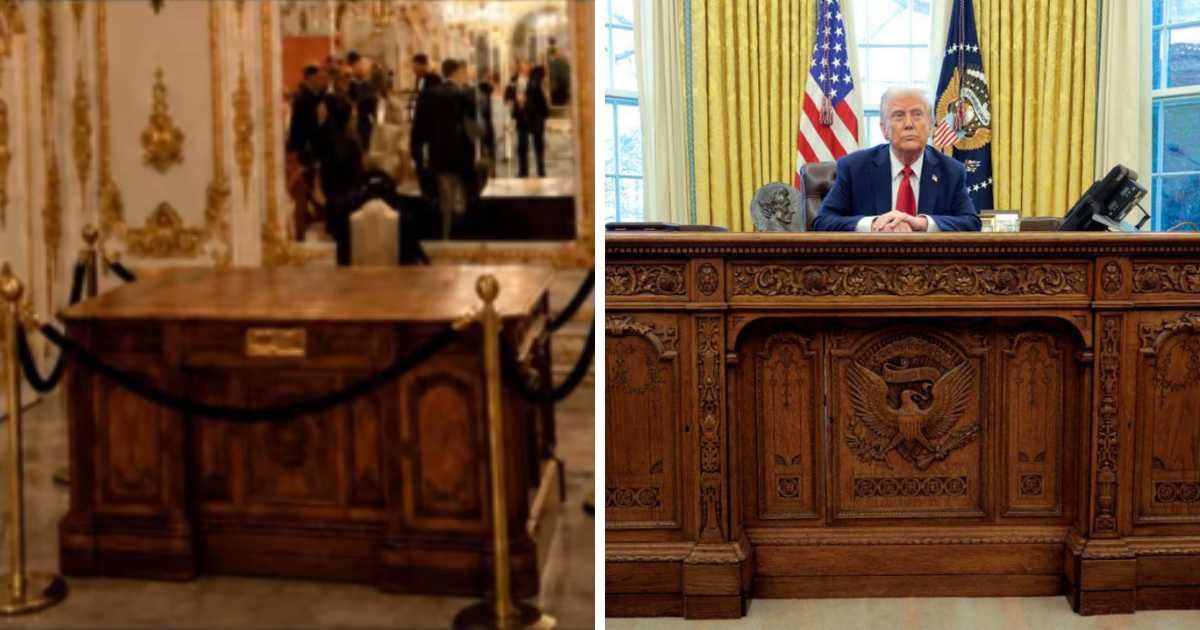 Fact Check Rejects Claim Trump Stole Resolute Desk