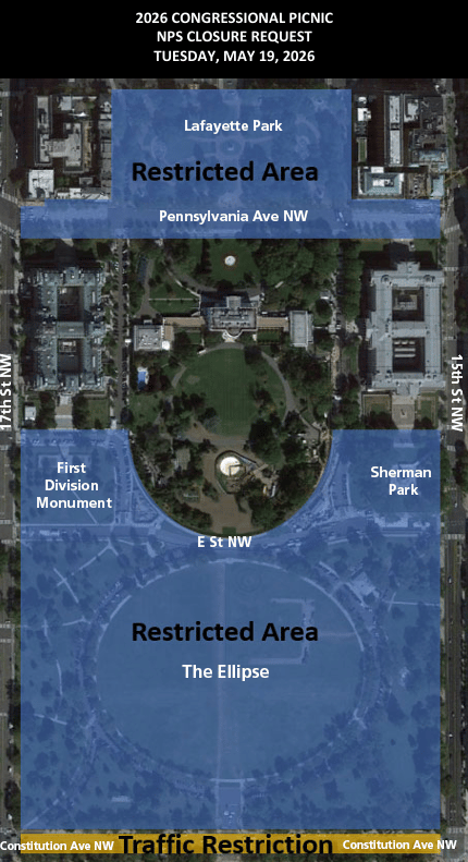 NPS Maps Out The White House And President's Park