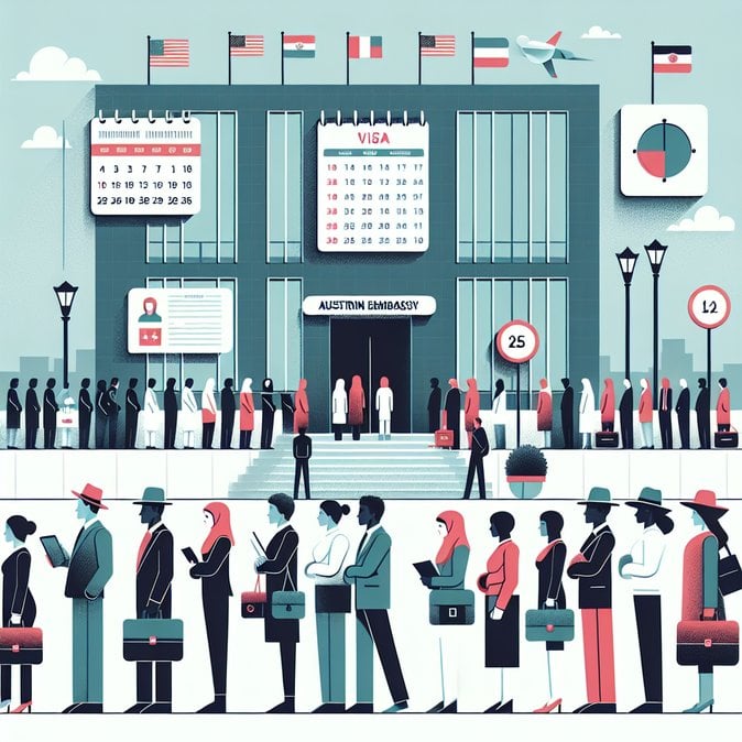 Students Face Long Queues for Austria Residence Permits