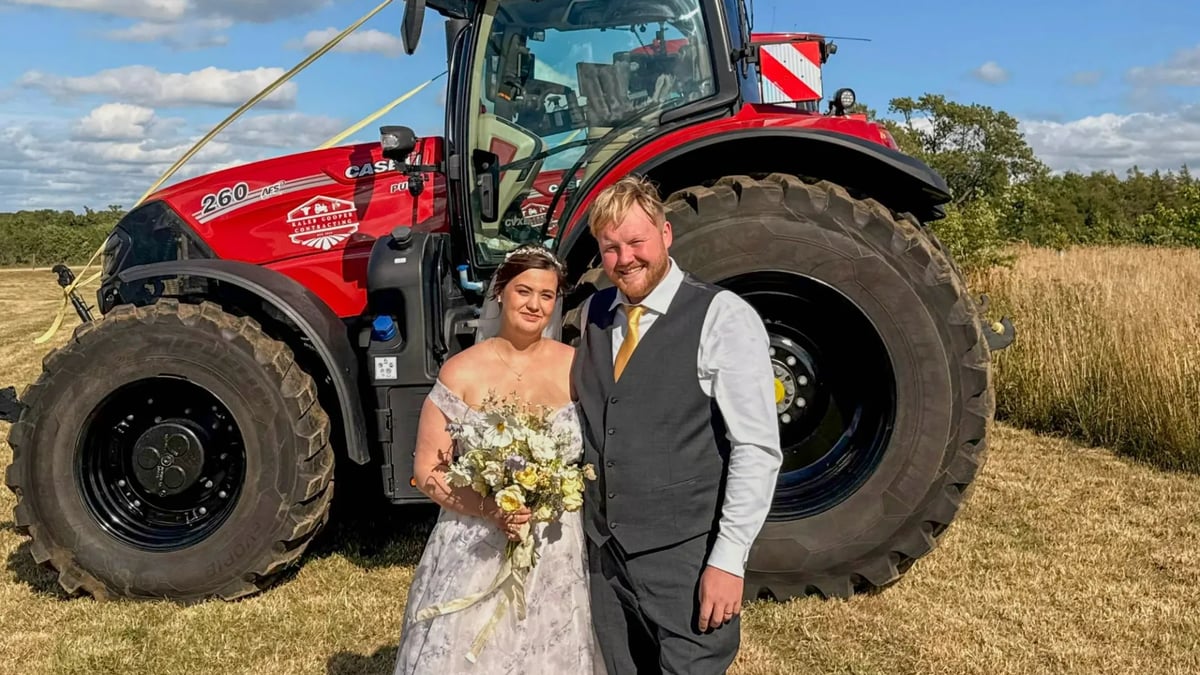 Clarkson's Farm Star Kaleb Cooper Says 'I Do' in Dreamy Farm Wedding