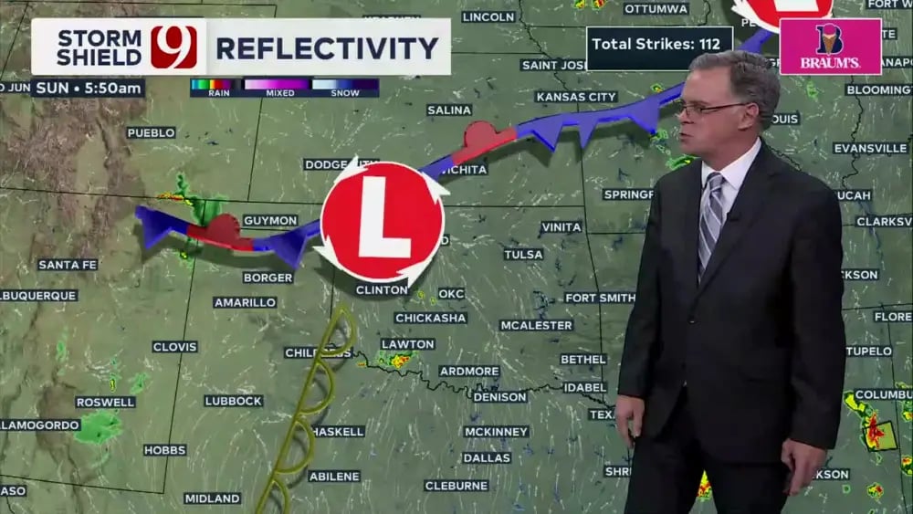 OKC Cooler Today, Hot Times Ahead With Scattered Storms