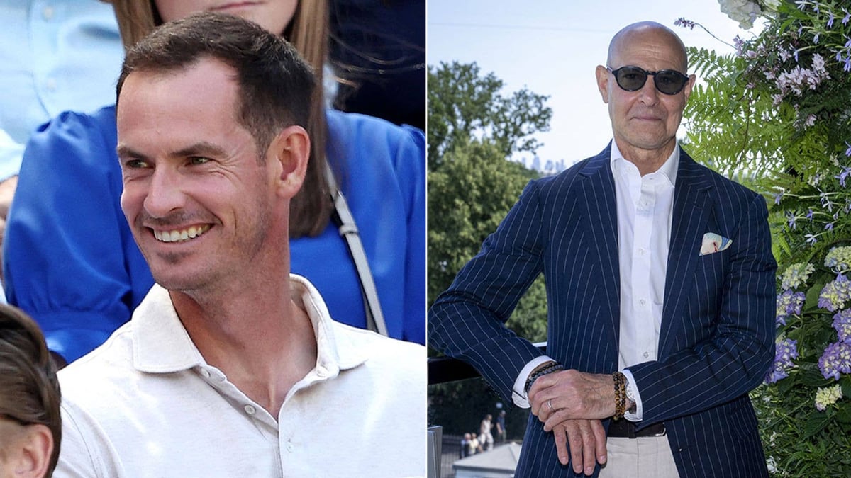 Andy Murray, Stanley Tucci and Joe Jonas Spotted at Wimbledon
