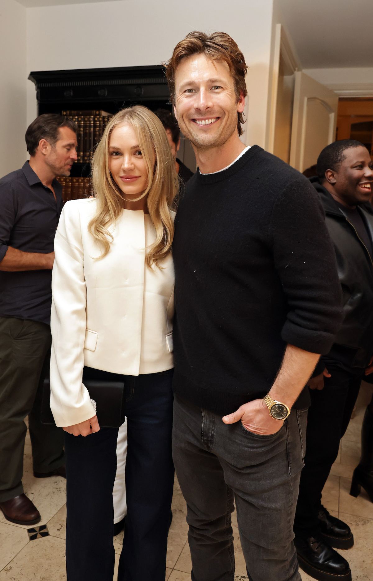Glen Powell And Michelle Randolph Spark PDA Buzz In New York
