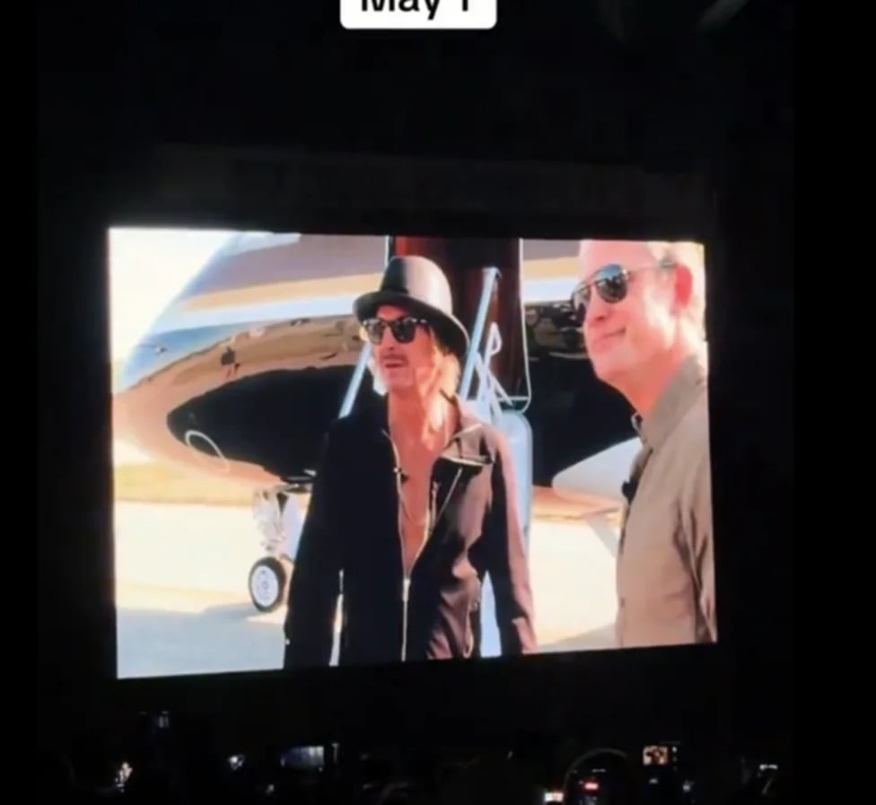 Kid Rock Takes Helicopter Ride With Pete Hegseth At MAGA Festival