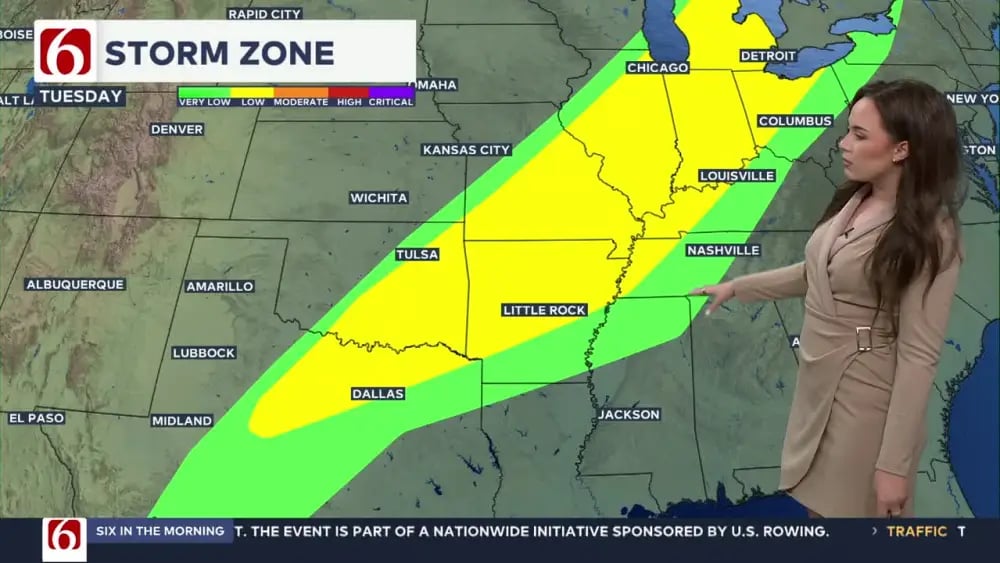 Storms Move Back In To Start The Week