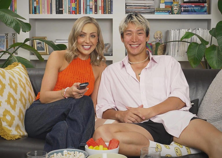 Strictly Stars Amy Dowden and Carlos Gu Join Celebrity Gogglebox