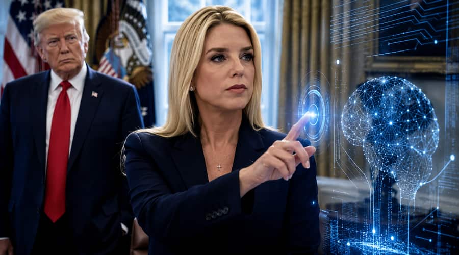 Trump Puts Pam Bondi In Charge Of White House AI Oversight
