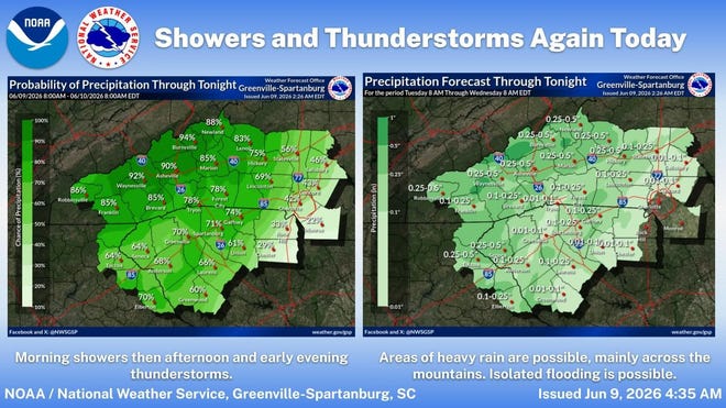 Rain Could Soak South Carolina Primary Voters