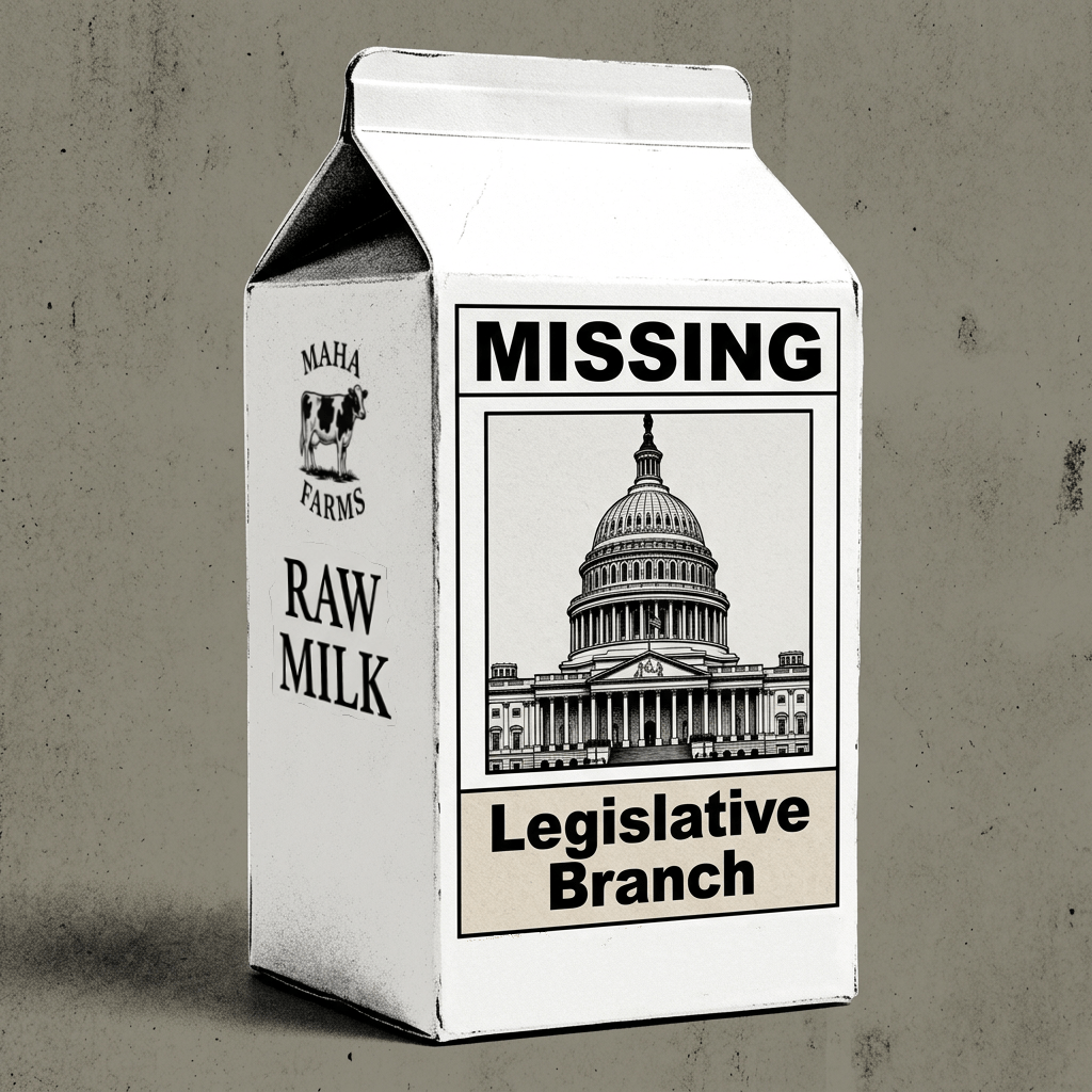 MISSING: Where Is The Legislative Branch?