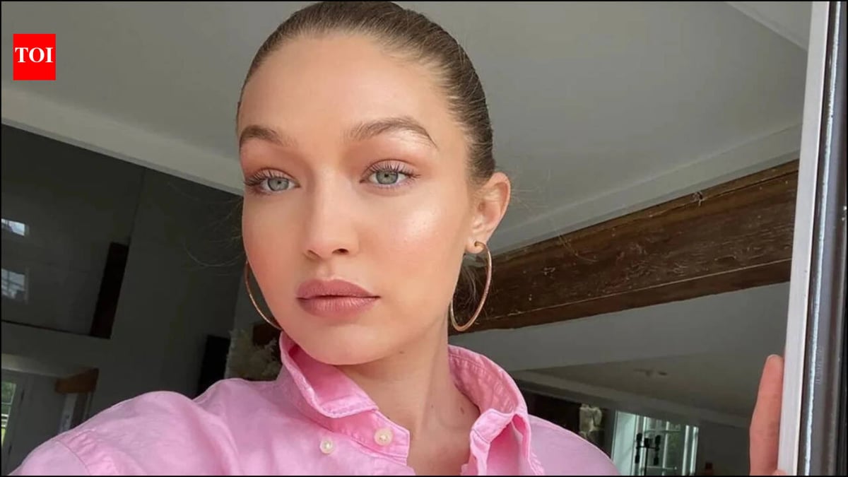 Gigi Hadid Stuns as Bridesmaid in Pink Vintage Gown