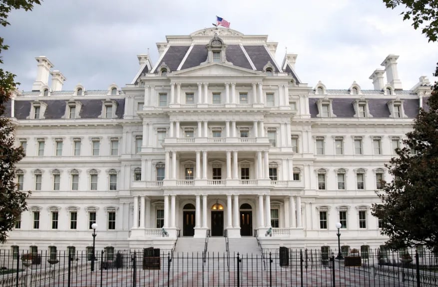 Trump’s Eisenhower Building Plan Spurs Paint Debate