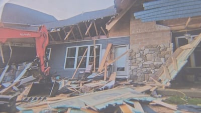 Man Allegedly Uses Excavator To Smash House With Family Inside