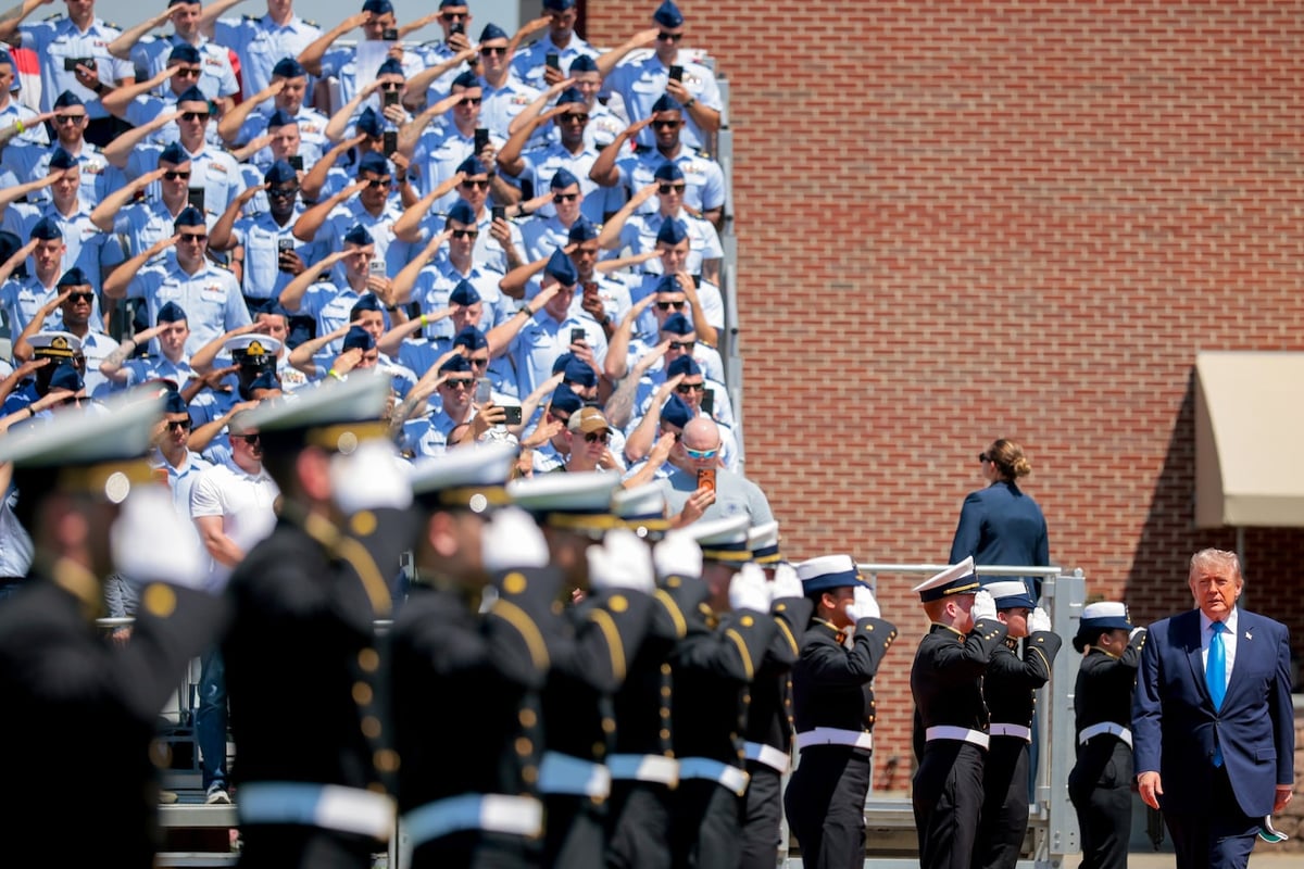 Trump Tells Coast Guard Grads To Drive National Resurgence