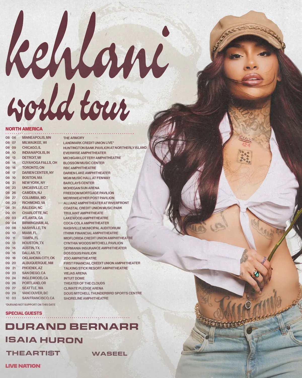 Kehlani Announces North American Leg Of World Tour