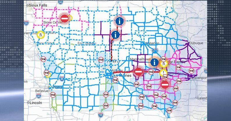 Iowa Highways Reopen After Blizzard Shutdown