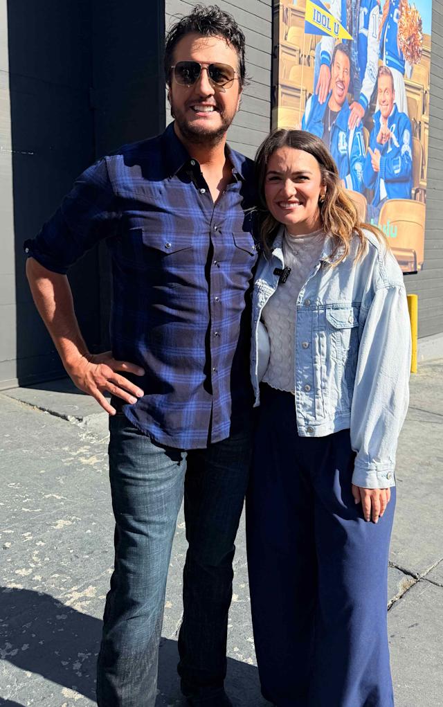 Luke Bryan Reunites with Make-A-Wish Fan on Idol