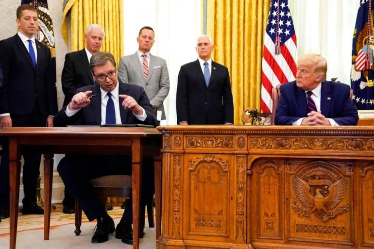 Vučić Thanks Trump For Mentioning Him