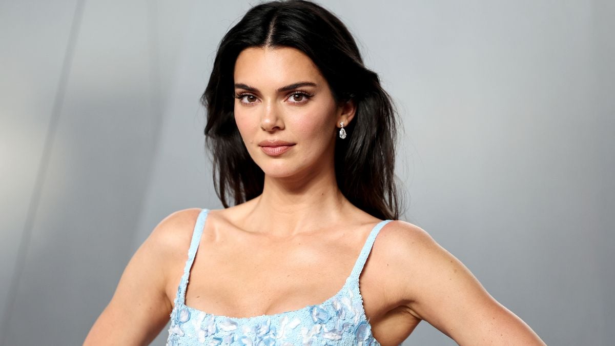 Kendall Jenner's Crop Top Barely Covers in Bold Look